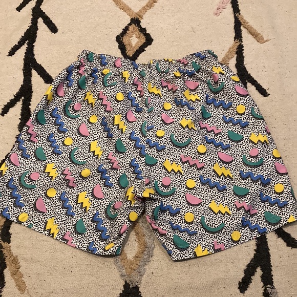 Saved by the Bell, Broken Threads Surf Shorts/Swimming Trunks-Size M - Picture 5 of 8